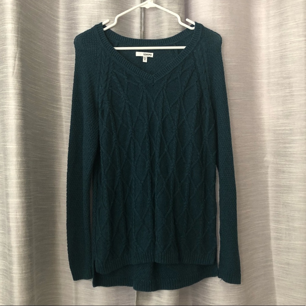⭐️⭐️⭐️Teal Sonoma Sweater